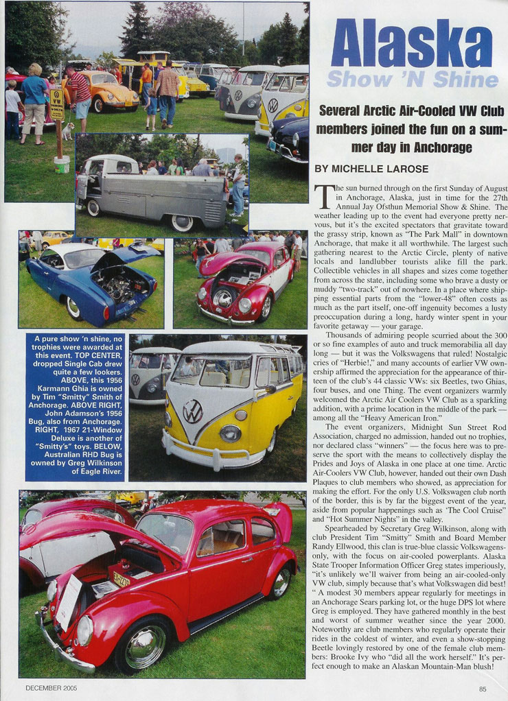 Dunebuggies and Hot VWs magazine